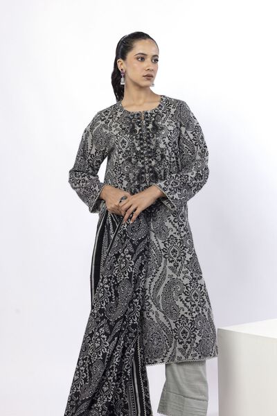 Embroidered | Light Khaddar | Paisely 3-Piece Set | AED 100.00