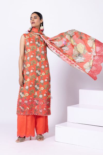 Embroidered | Thai Silk | Pants | AED 30.00