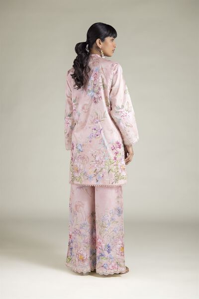 Embroidered | Satin | Fabrics 2 Piece | Top and Bottom | AED 150.00