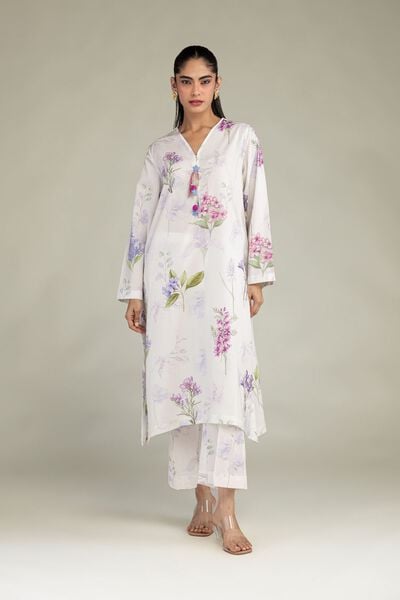 Printed | Cotton Viscose | Floral Cotton Pants | AED 100.00