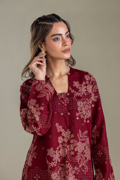 Printed | Light Khaddar | Kurta | AED 150.00