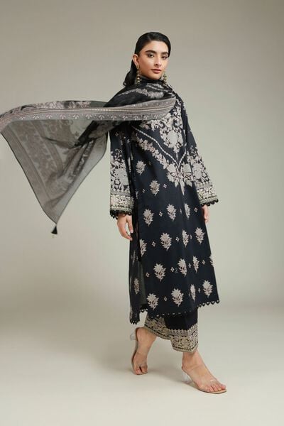 Embroidered | Cambric | Tailored 3-piece Cambric | AED 350.00