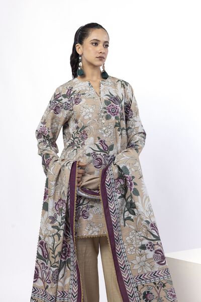 Embroidered | Light Khaddar | Tailored 3 Piece | AED 200.00