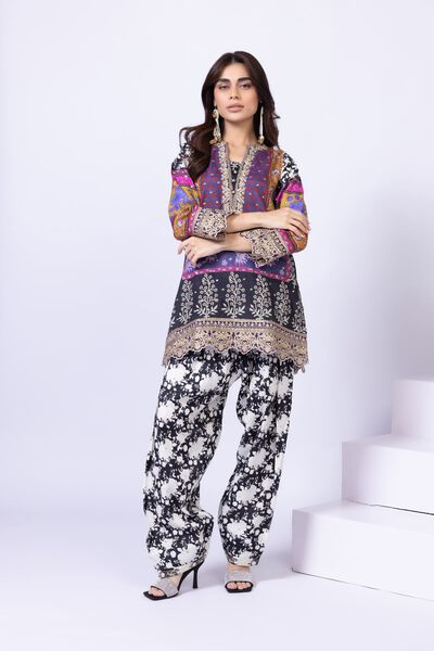 Embroidered | Russian Raw Silk | Kurta | AED 96.00