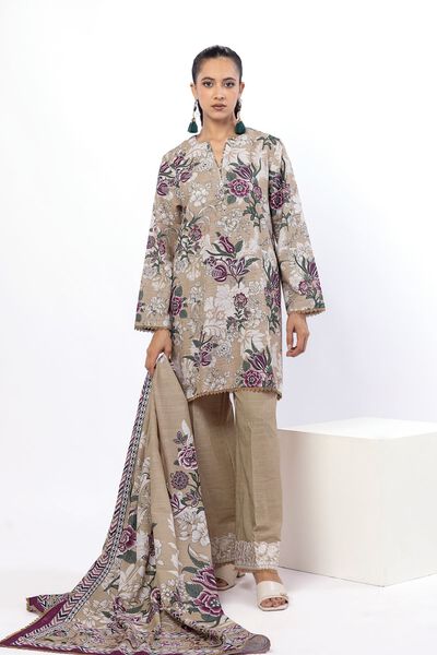 Embroidered | Light Khaddar | Tailored 3 Piece | AED 200.00