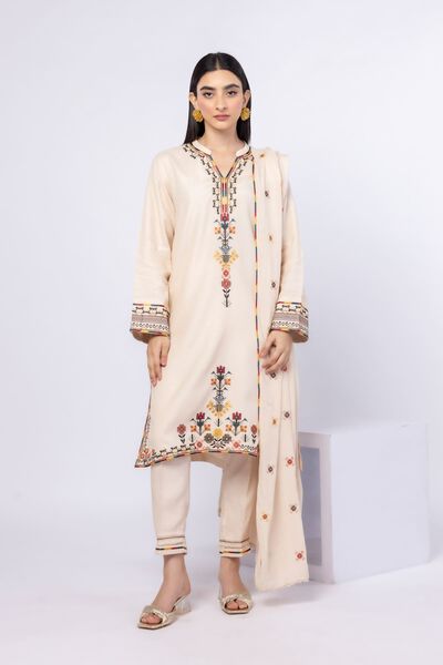 Embroidered | Russian Raw Silk | Kurta | AED 60.00