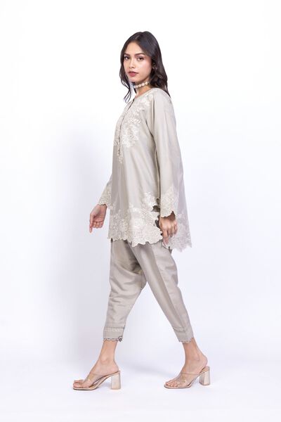 Dyed | Raw Silk | Pants | AED 72.00