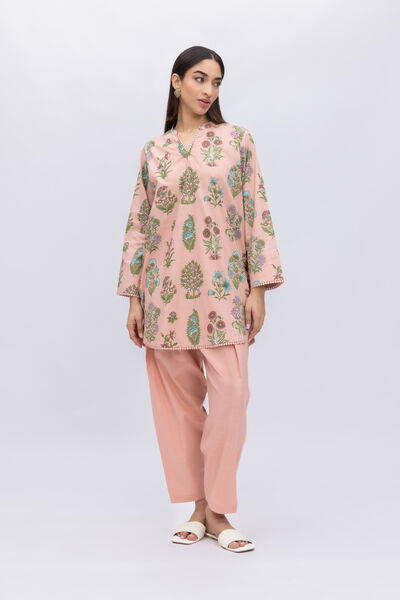 Printed | Crosshatch Poplin | Kurta | AED 100.00