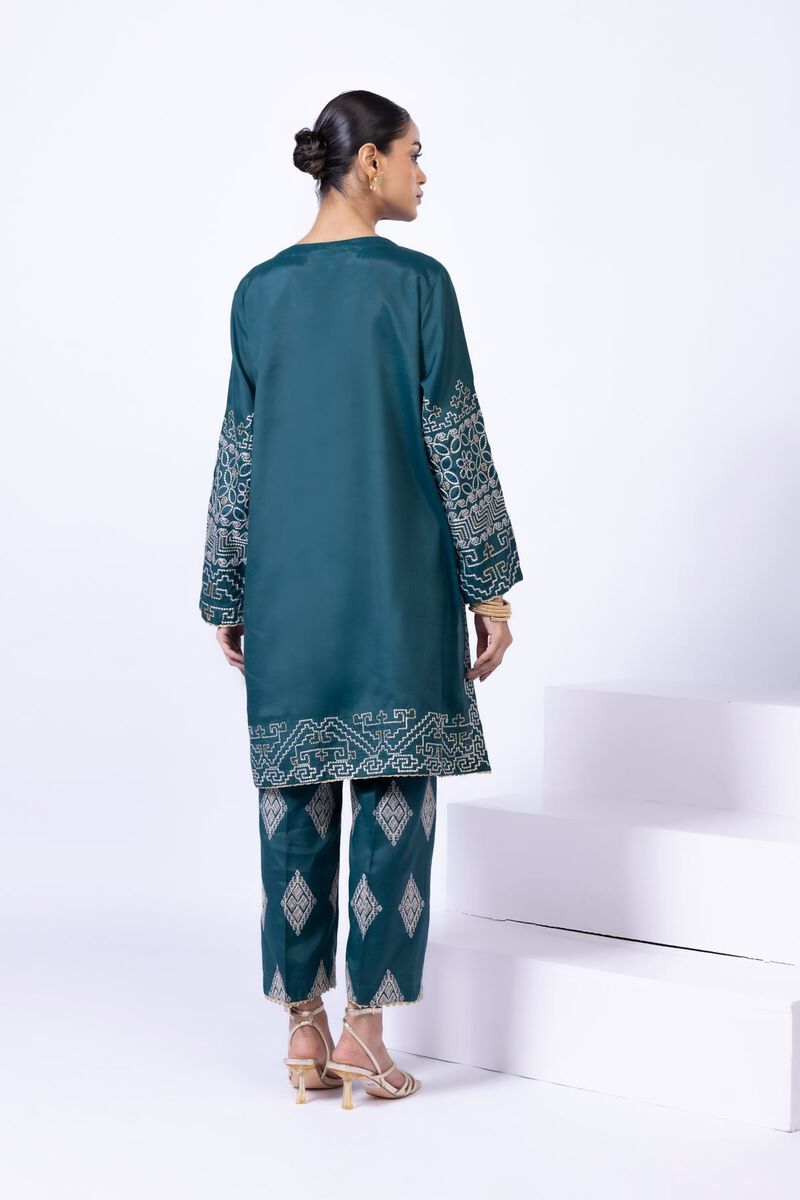 Embroidered | Thai Silk | Kurta | AED 78.00