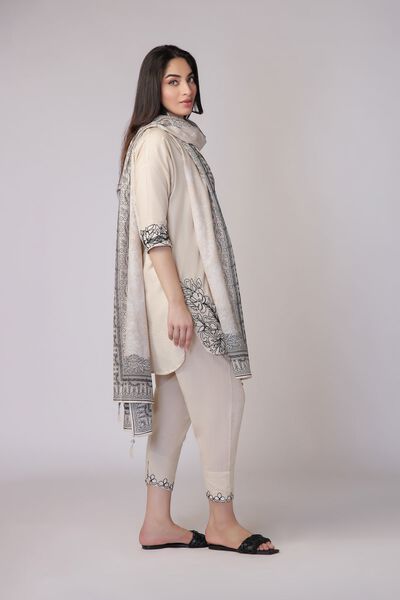 Embroidered | Cotton Dobby | Pants | AED 60.00