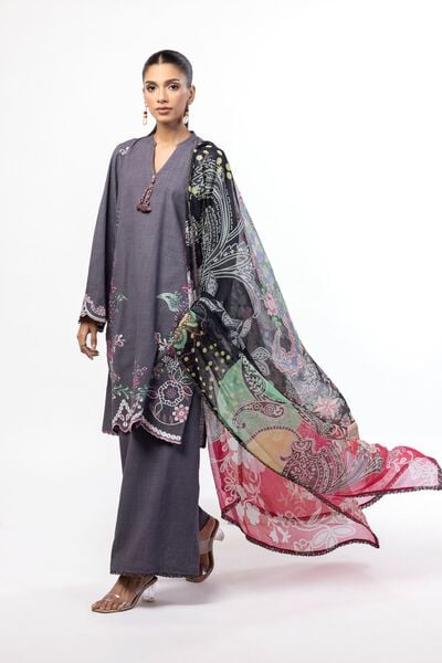 Embroidered | Crosshatch | Fabrics 3 Piece | AED 200.00