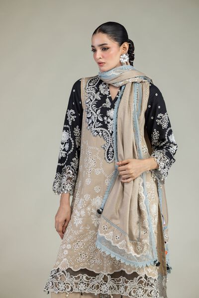 Embroidered | Raw Silk | 3 Piece Co-ord Set | AED 270.00