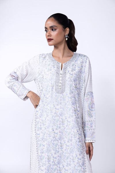 Embroidered | Russian Raw Silk | Kurta | AED 120.00