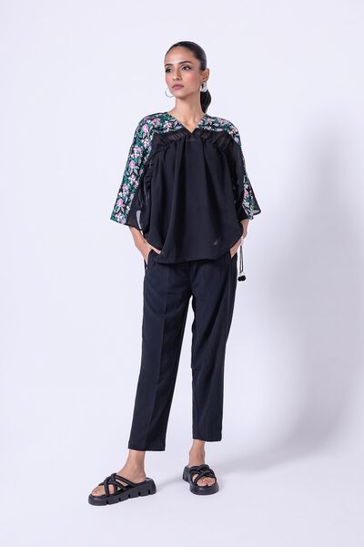 Embroidered | Georgette Chiffon | Tunic | AED 36.00