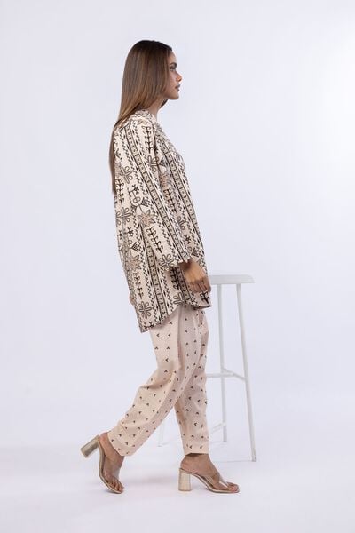 Printed | Crosshatch Poplin | Pants | AED 60.00