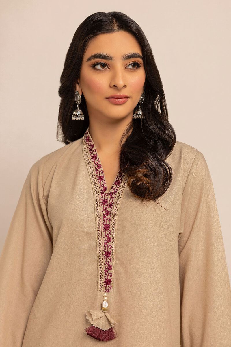 Embroidered | Karandi | Fabrics 3 Piece | null