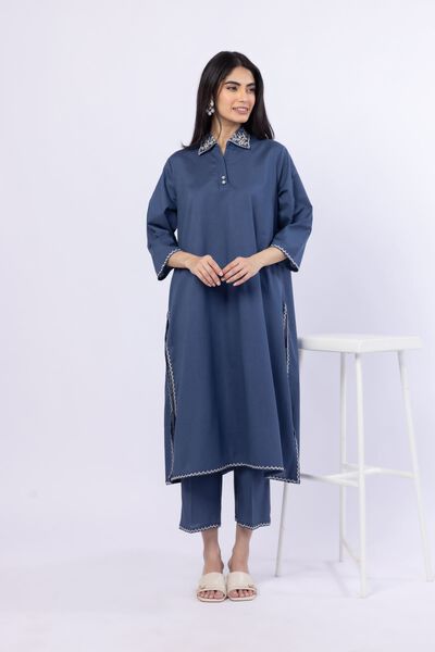 Embroidered | Linen Cotton | Pants | AED 21.60