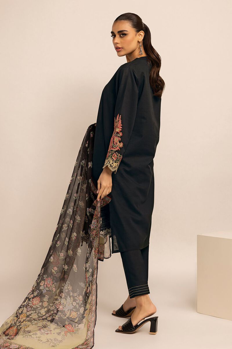 Embroidered | Crosshatch | Fabrics 3 Piece | null