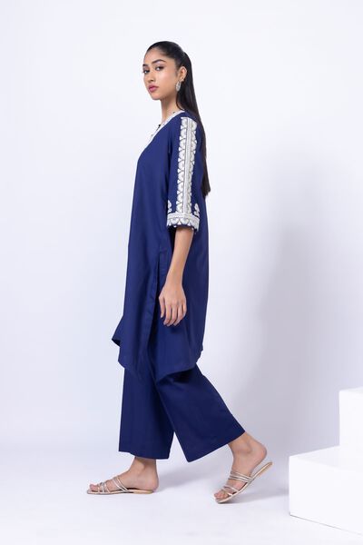 Dyed | Crosshatch Poplin | Pants | AED 30.00