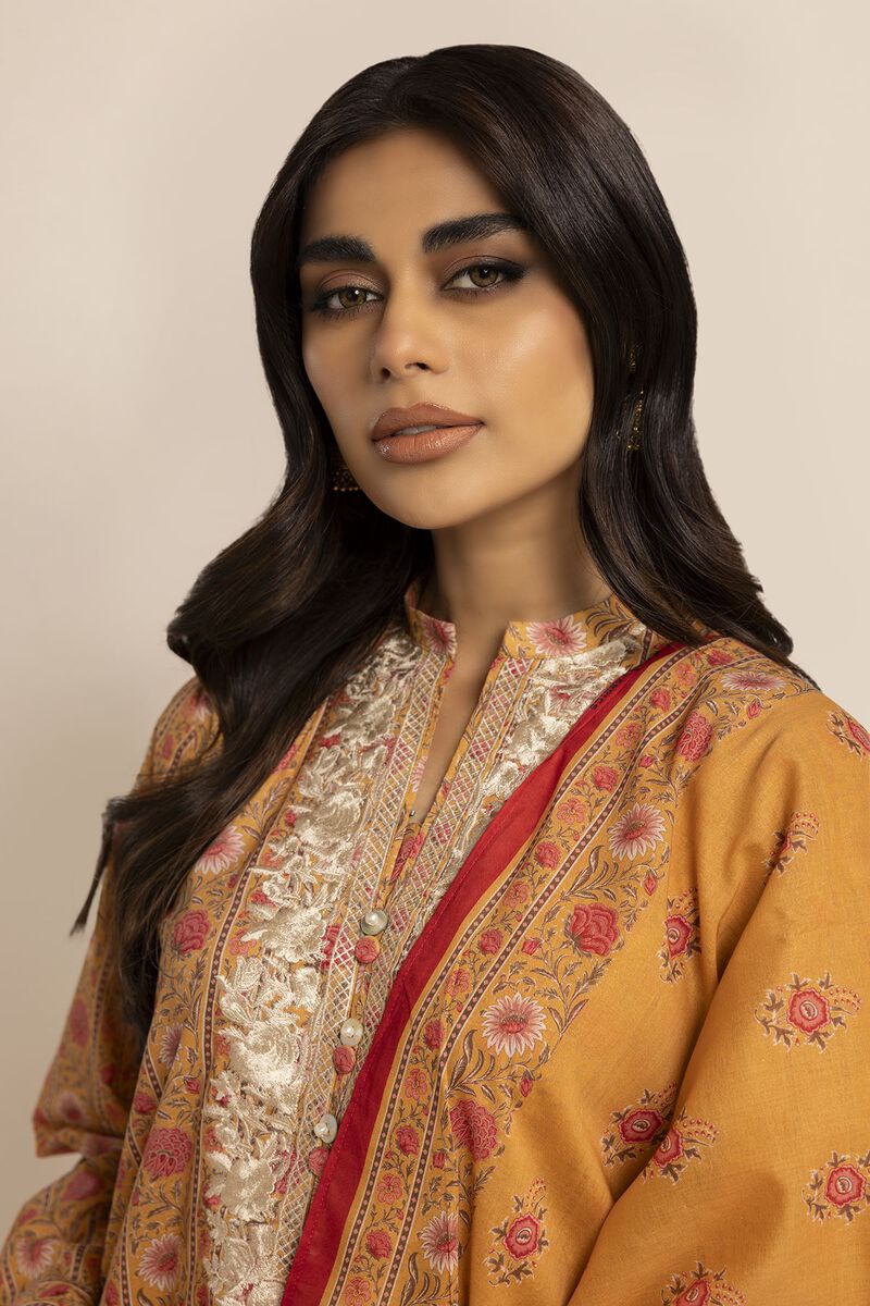 Embroidered | Cambric | Fabrics 3 Piece | null