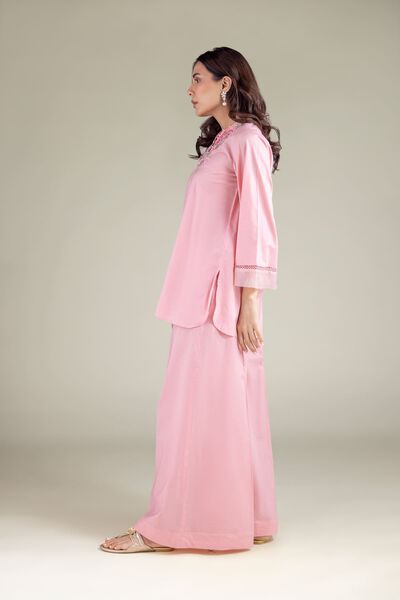 Embroidered | Cambric | Pants | AED 130.00