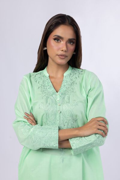 Embroidered | Cambric | Kurta | AED 100.00