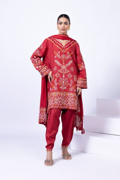 Embroidered | Thai Silk | Kurta | AED 78.00