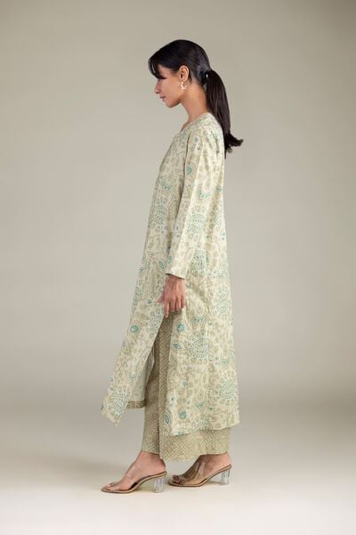 Cambric | Beige Cambric Pants | AED 130.00