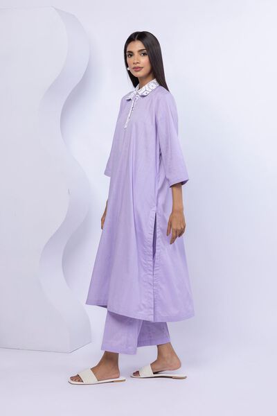Dyed | Crosshatch Poplin | Pants | AED 60.00
