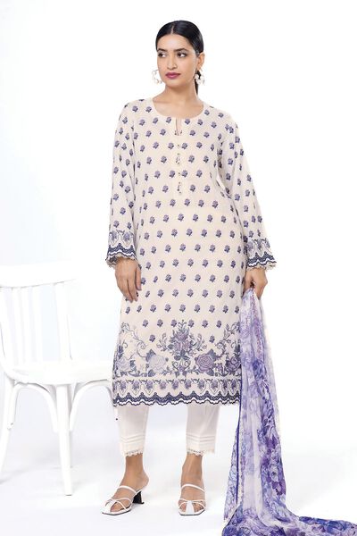 Embroidered | Dobby | Fabrics 3 Piece | AED 140.00