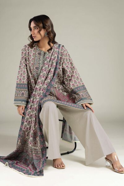 Printed | Messuri | Tailored 3 Piece | AED 150.00