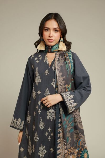 Embroidered | Dobby | Fabrics 3 Piece | AED 230.00