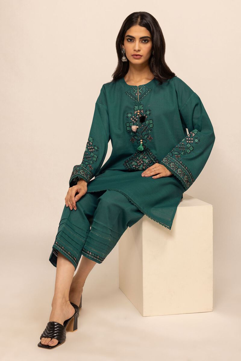Crosshatch | Embroidered | Fabrics 2 Piece | Top Bottoms | null
