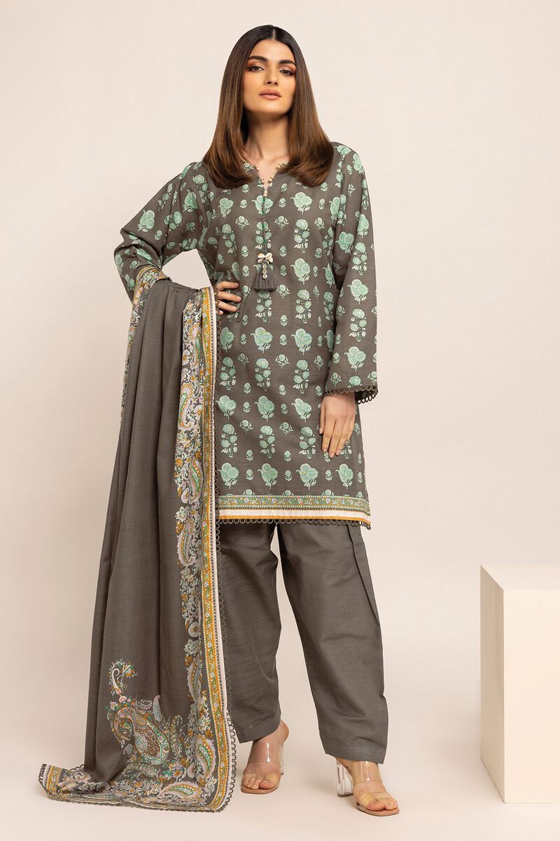 Printed | Light Khaddar | Fabrics 3 Piece | null