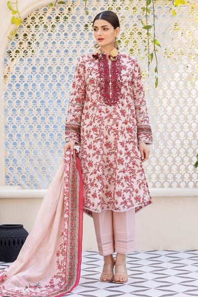 Lawn | 
Embroidered | Fabrics 3 Piece | AED 160.00
