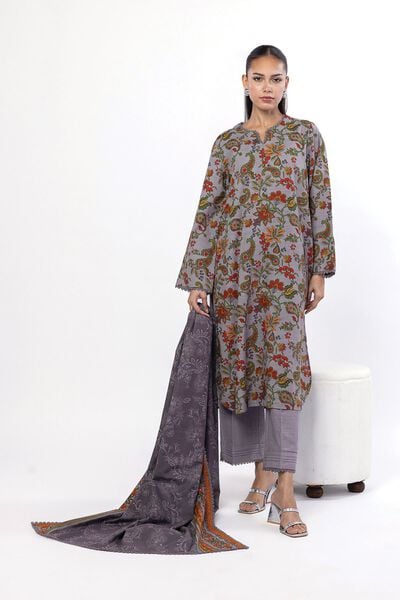 Printed |Khaddar | Fabrics 3 Piece | AED 120.00