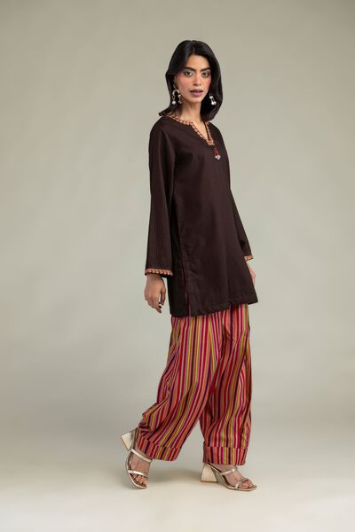 Embroidered | Cotton Dobby | Cotton Dobby Shalwar | AED 130.00