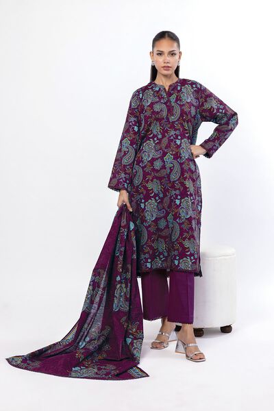 Printed |Khaddar | Fabrics 3 Piece | AED 120.00