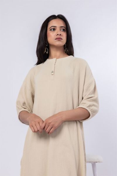 Dyed | Cheese Cloth | Kurta | AED 140.00