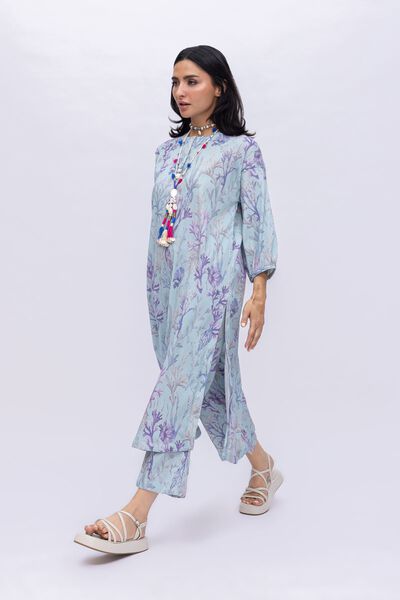 Printed | Ripple Crinkle | Pants | AED 72.00