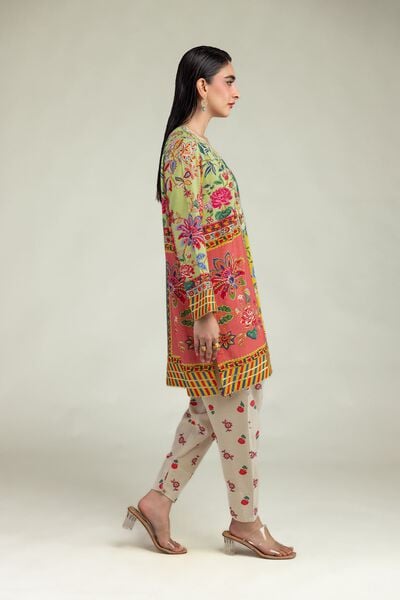 Embroidered | Raw Silk | Floral Silk Shalwar | AED 30.00