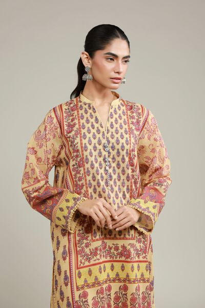 Printed | Cambric | Fabrics 2 Piece | Top and Bottom | AED 100.00