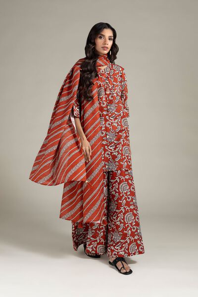 Printed | Textured Cotton | Dupatta | AED 70.00
