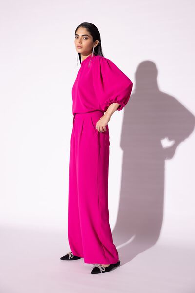 Dyed | Heavy Georgette | Trousers | AED 30.00