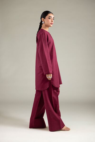 Dyed | Textured Cotton | Pants | AED 80.00