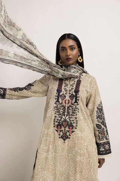 Fabrics 3 Piece, BEIGE, hi-res