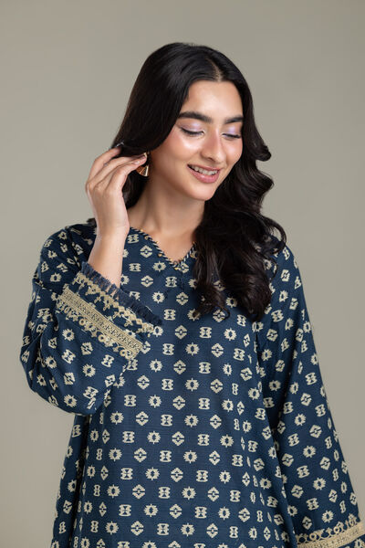 Embroidered | Light Khaddar | Fabrics 2 Piece | Top and Bottom | AED 150.00
