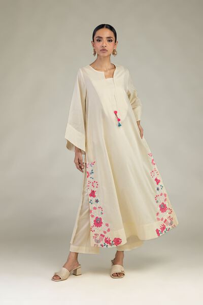 Embroidered | Cambric | Cambric Pants | AED 130.00