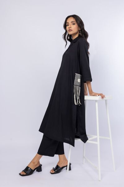 Dyed | Crosshatch Poplin | Pants | AED 18.00