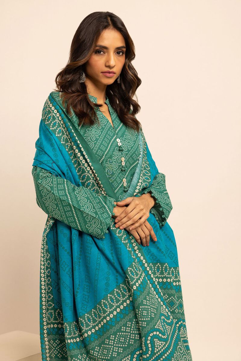 Printed | Light Khaddar | Fabrics 3 Piece | null